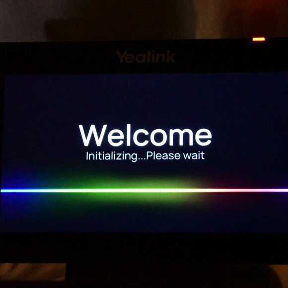 Yealink SIP-T58A VoIP IP Office Phone Telephone Very Clean With Plug 516c2 - Picture 2 of 7